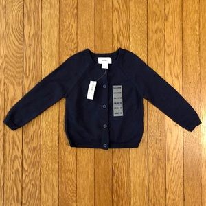 NWT Toddler Navy Blue Old Navy Cardigan Sweater